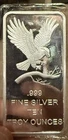(SEALED) SILVERTOWNE MINT EAGLE 10 TROY OUNCES .999 FINE SILVER BAR