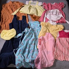 Handmade Kids Mixed Lot Vintage Style Dresses Jumper Tunic Gingham Corduroy