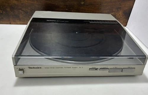 Technics SL-5 Automatic Direct Drive Record Player Turntable SL5 - UNTESTED