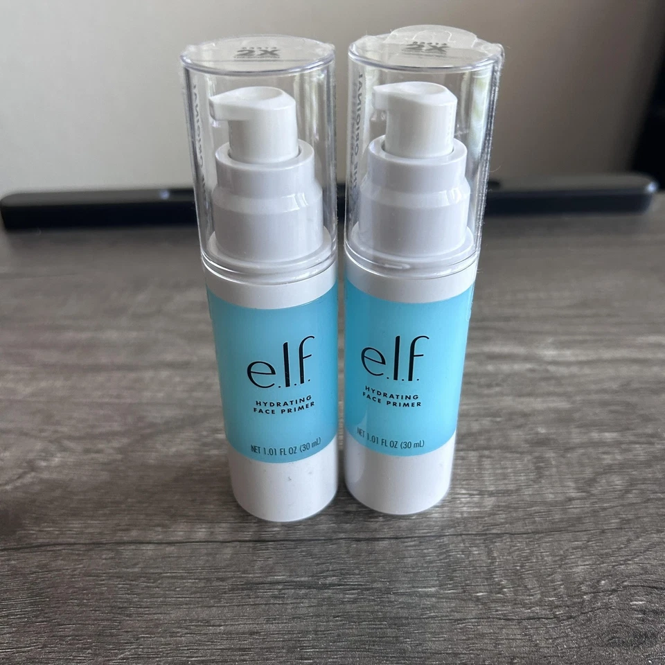 e.l.f. Hydrating Face Primer 1.01 oz Lot of 2 Makeup Base Moisturizer New Sealed - Image 4 of 4