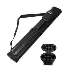  2x4 Hard Pool Cue Case, Billiard Stick Carrying Case for 2 Sticks, Holds 2 