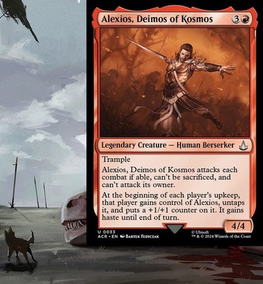 Alexios, Deimos of Kosmos Commander Deck Voltron Magic Cards MTG Ready-to-Play