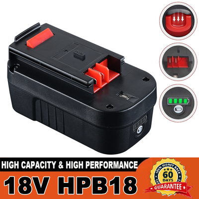 #ad #ad 18V 7.0Ah For Black and Decker 18 Volt Lithium Ion Battery HPB18 HPB18 OPE $20.79