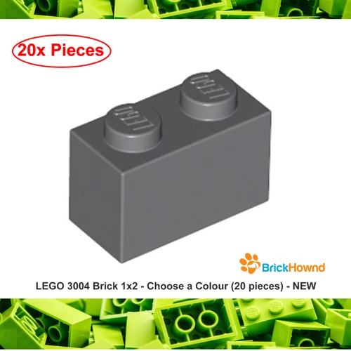 LEGO 3004 Brick 1x2 -  20pcs NEW  (Choose a colour) - Picture 3 of 6