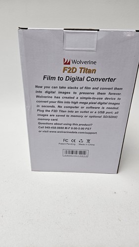 New Wolverine F2DTITAN Titan 8-in-1 Film to Digital Converter - 第 7/8 張圖片