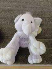 Vtg 1999 Precious Moments Tender Tails Hugs-For-You Purple Elephant Can't Forget