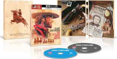 OUTLAW JOSEY WALES 4K UHD  Ltd. Edition Steelbook Deutscher Ton (Blu-Ray)