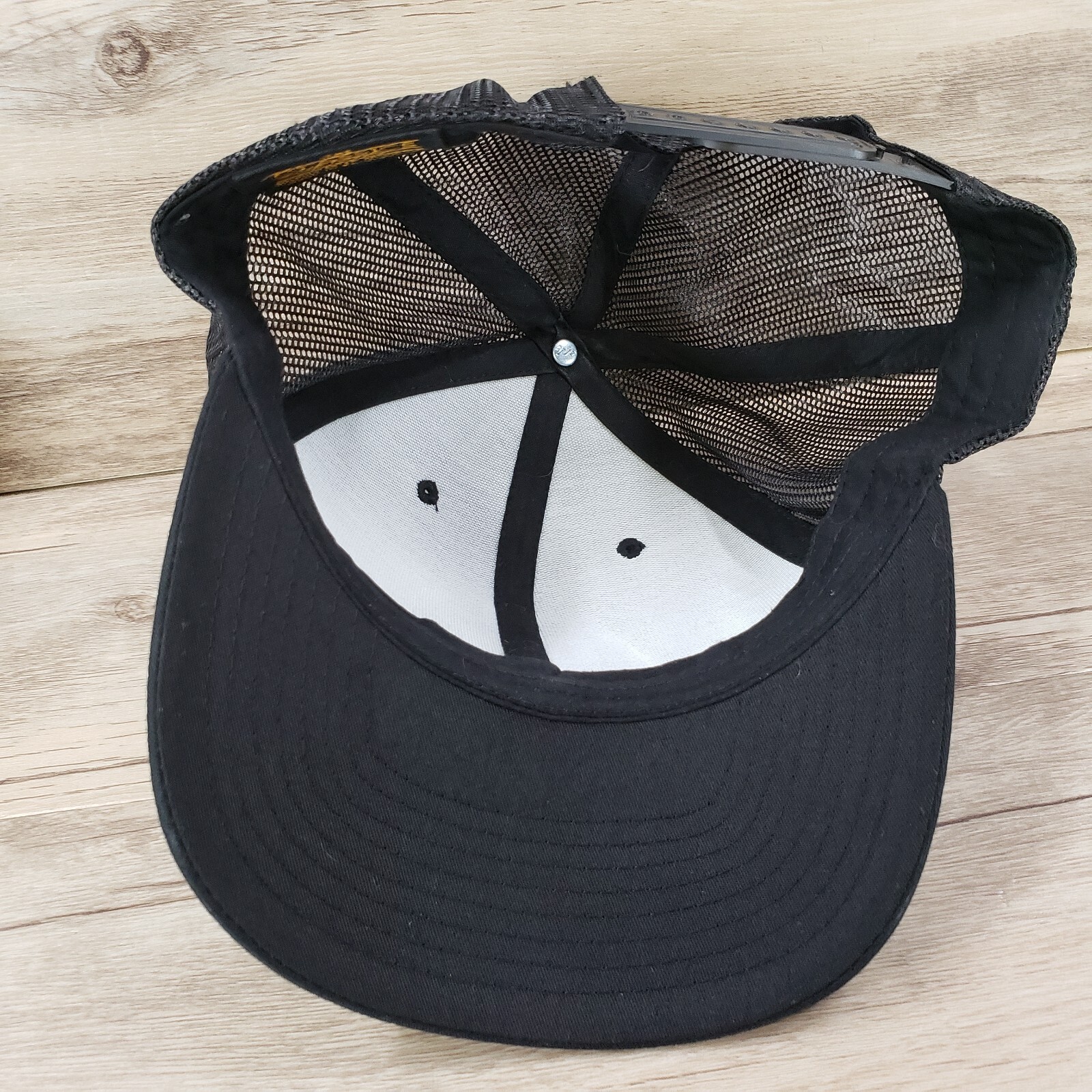 Mountain Range Logo Patch Hat Cap Snapback Black … - image 6