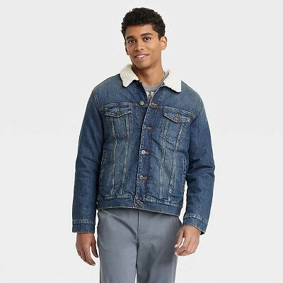 Faux shearling trucker jacket sale
