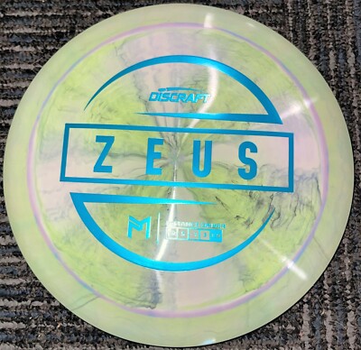 DISCRAFT 5X PAUL MCBETH ZEUS DISC GOLF DISTANCE DRIVER 173-4G GR/BL @ LSDISCS