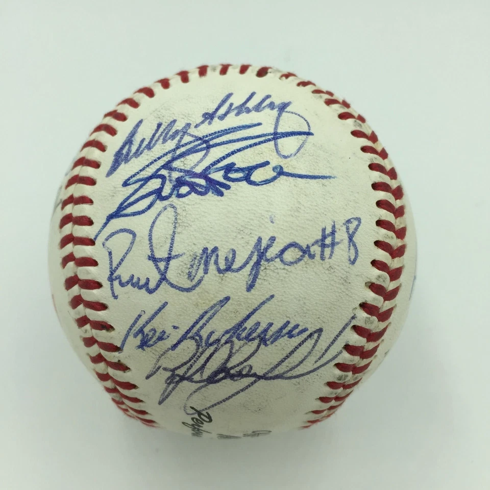 Incredible Chipper Jones Pre Rookie Signed 1993 All Star Game Baseball PSA DNA - Image 4 of 4