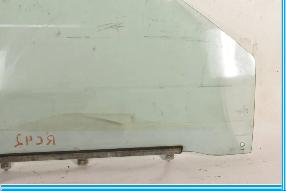 90-02 MERCEDES R129 300SL PUERTA DELANTERA DERECHA LADO PASAJERO VENTANA CRISTAL OEM Foto 3 de 4