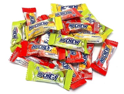 HI-CHEW Tropical Mix Kiwi, Pineapple & Mango Fruit & Chewy Bulk Candy (2 Pounds)