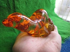 Orrefors Olle Alberius art glass figurine utter WWF animal limited skulpture