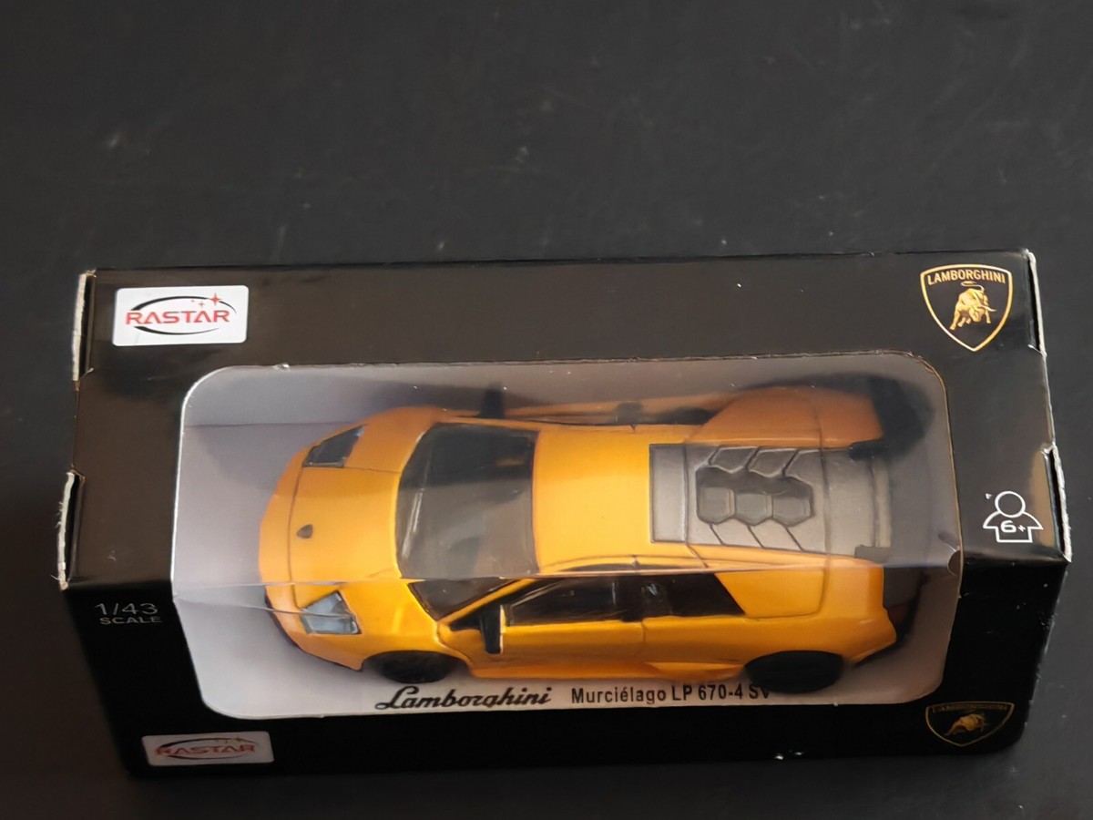 自動車 EIDOLON Lamborghini Murcielago SV 1/43 1:43 Lamborghini Murcielago LP670-4 SV by Rastar in Yellow 39500Y