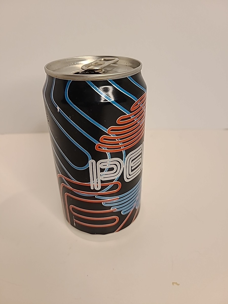 Pepsi Cool Cans Neon Spells SEX 1990s Empty Can 12 Oz Vintage Lot