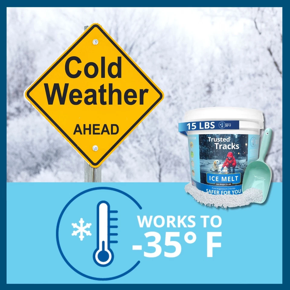 Fusión de hielo segura para mascotas, cubo de 15 lb con cuchara - Seguro para mascotas, concreto, calzadas Foto 4 de 4