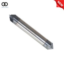3/8" 4 Flute 90 Degree Double End Carbide Chamfer Mill -TIALN COATED
