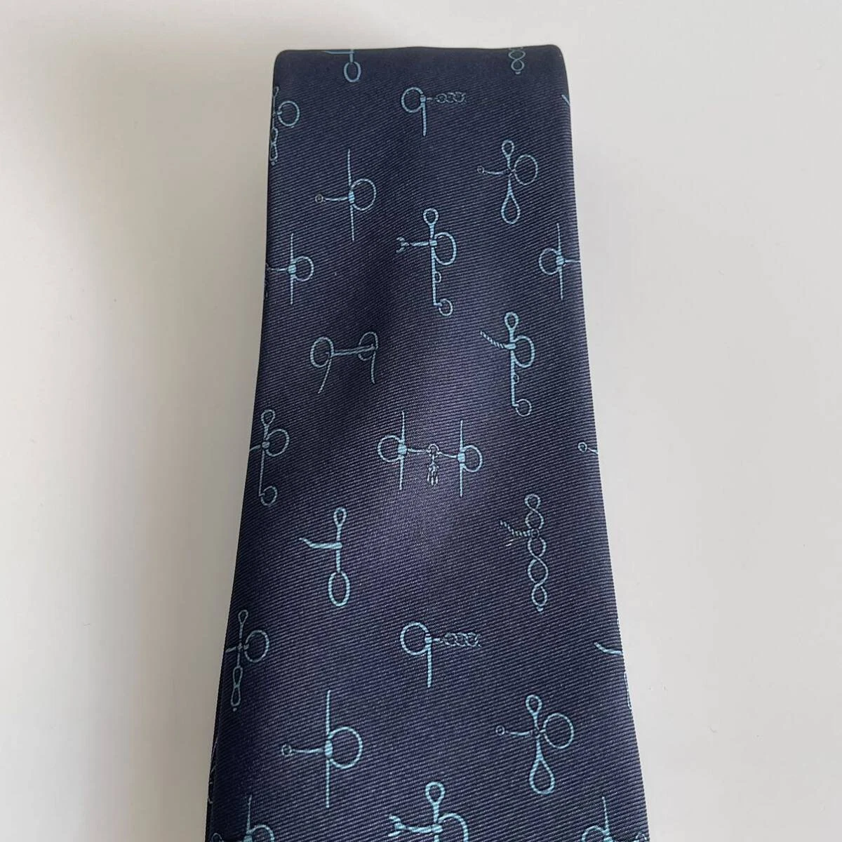 CELINE cravatta uomo seta originale usata cravatta abito classico lusso multicolore A103