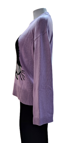 Purple Wool Panther Sweater | eBay