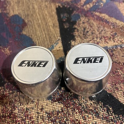 JDM Enkei metal steel Racing oldschool center caps rims wheels for 13 ...