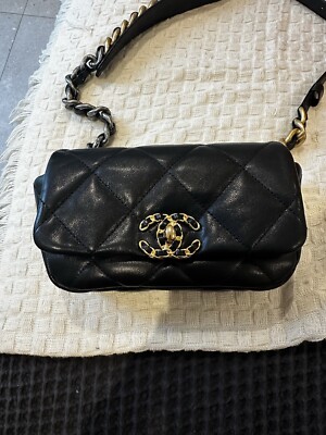 Chanel 19 leather waist bag UK