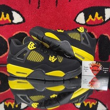 Nike Air Jordan 4 Retro  Thunder   2023 Size: 6.5Y  8 Women 408452-017 