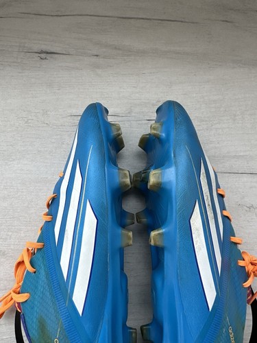 Scarpe da calcio Adidas F50 Adizero FG blu US8 1/2 UK8 EUR42 - Foto 12 di 14