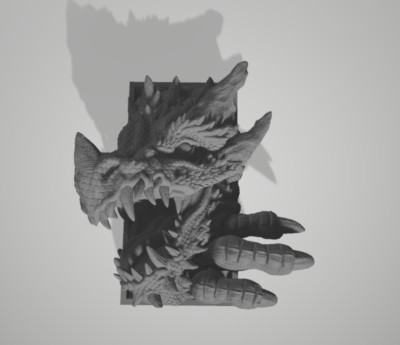 3d Model Stl File for CNC Router Laser Dragon 3D Model | eBay
