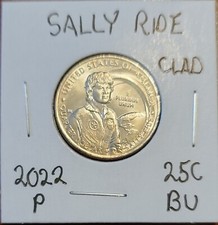 2022-P Sally Ride Quarter - BU from Bank Roll - Clad