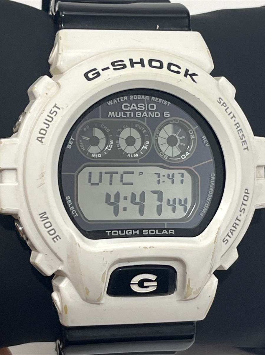 Ｇショック3179 白 Casio G-Shock 3179 Black White Tough Solar Digital Watch GW