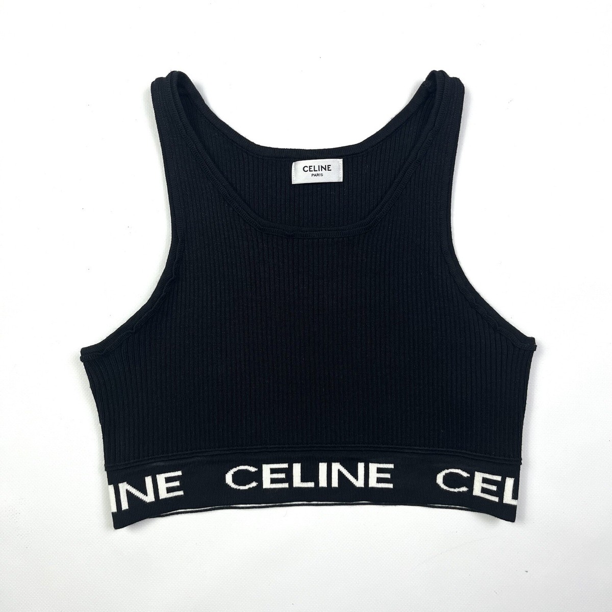Celine Paris Luxury Crop Top Black | eBay