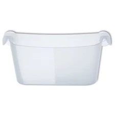 Koziol Boks Shower Caddy Organizer Shampoo Toiletries Holder Clear Suction