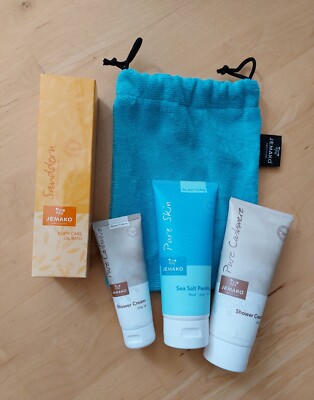 JEMAKO Shower-Cream, Sea-Salt-Peeling und Öl-Bad, neu
