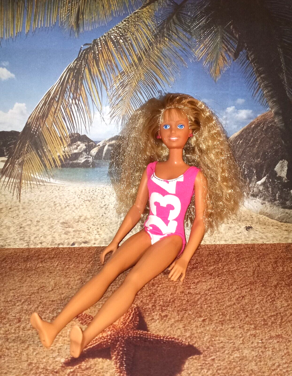 1987 Maxi Doll by Hasbro, Making Waves Maxi, Barbie Style Doll