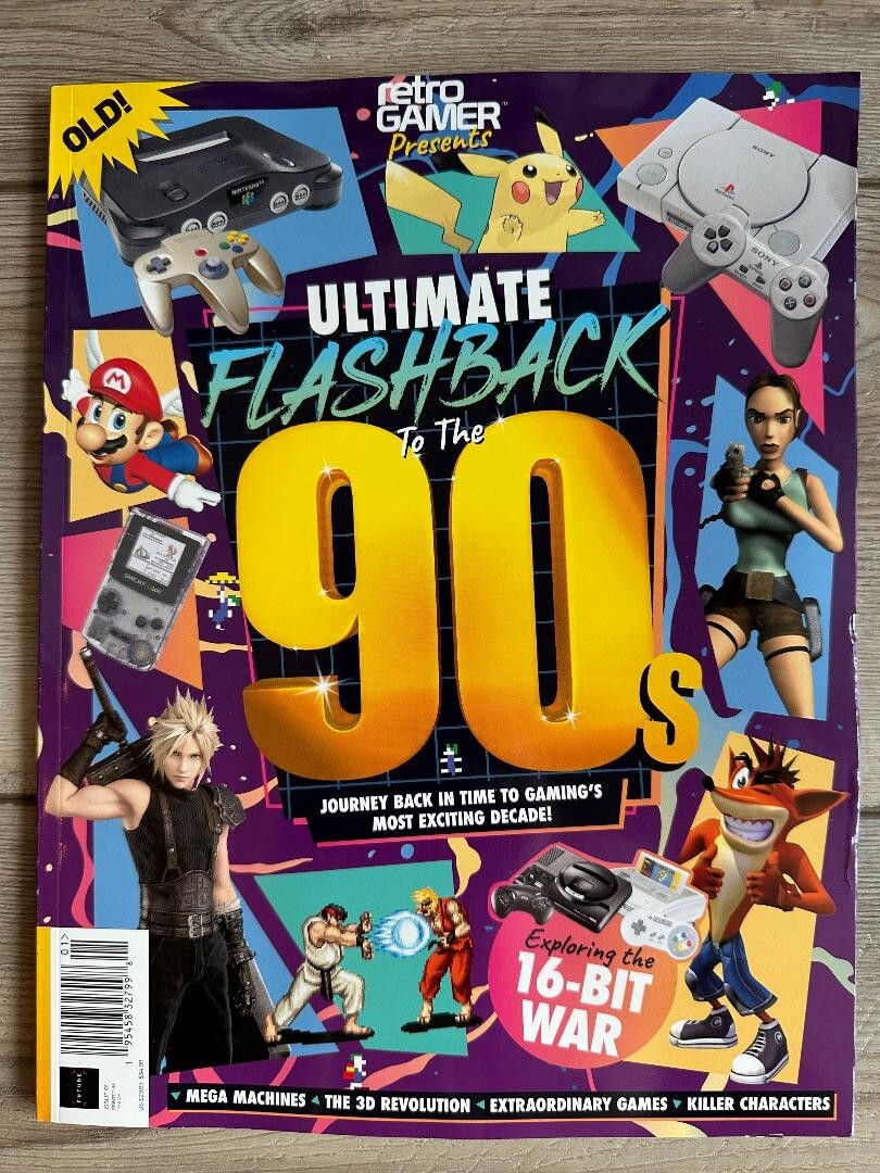 90s FLASHBACK RETRO GAMER Magazine Special Edition 16-BIT WAR Mega