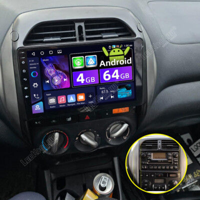 4G+64GB Autoradio Für Toyota RAV 4 II A2 2003-2005 Carplay Android 15.0 GPS DSP