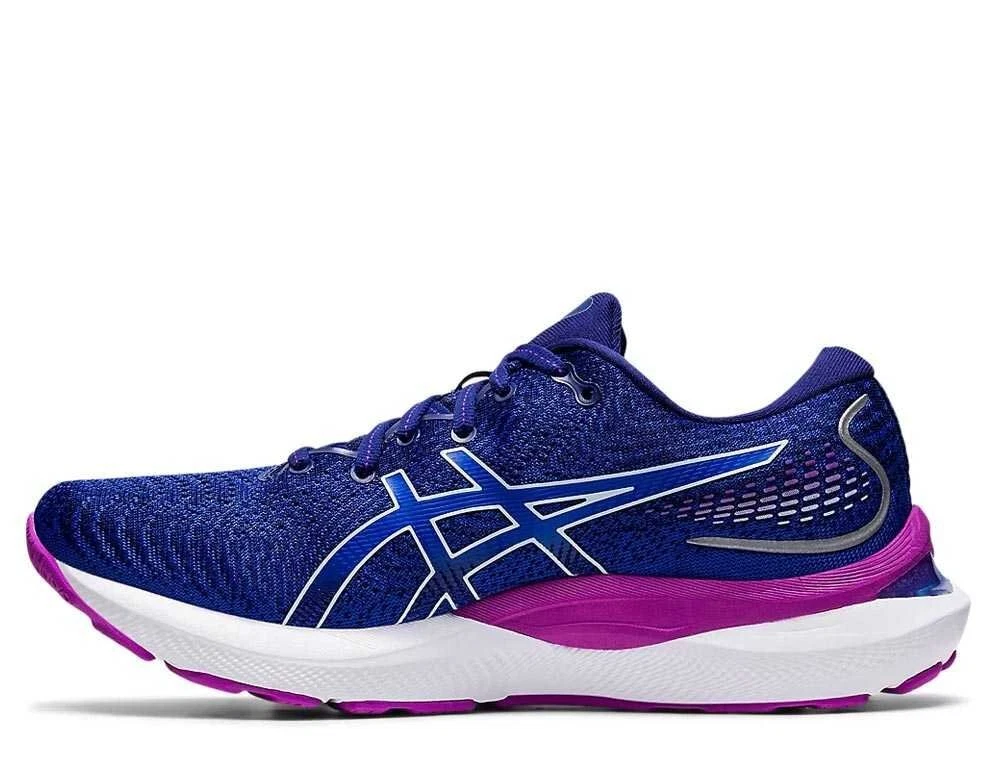 Asics Gel Cumulus 24 Women s Navy Blue Pink Running Shoes 1012B206 400