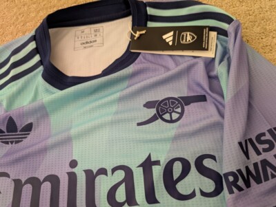 2024/25 Arsenal adidas Originals Declan Rice Third Player Aqua
