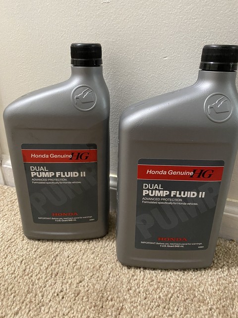 Honda dual pump fluid Honda dual pump fluid