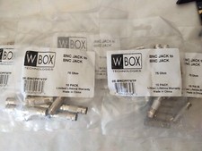 10-Pack W BOX BNC Jack FEM to BNC Jack FEM 75 Ohm