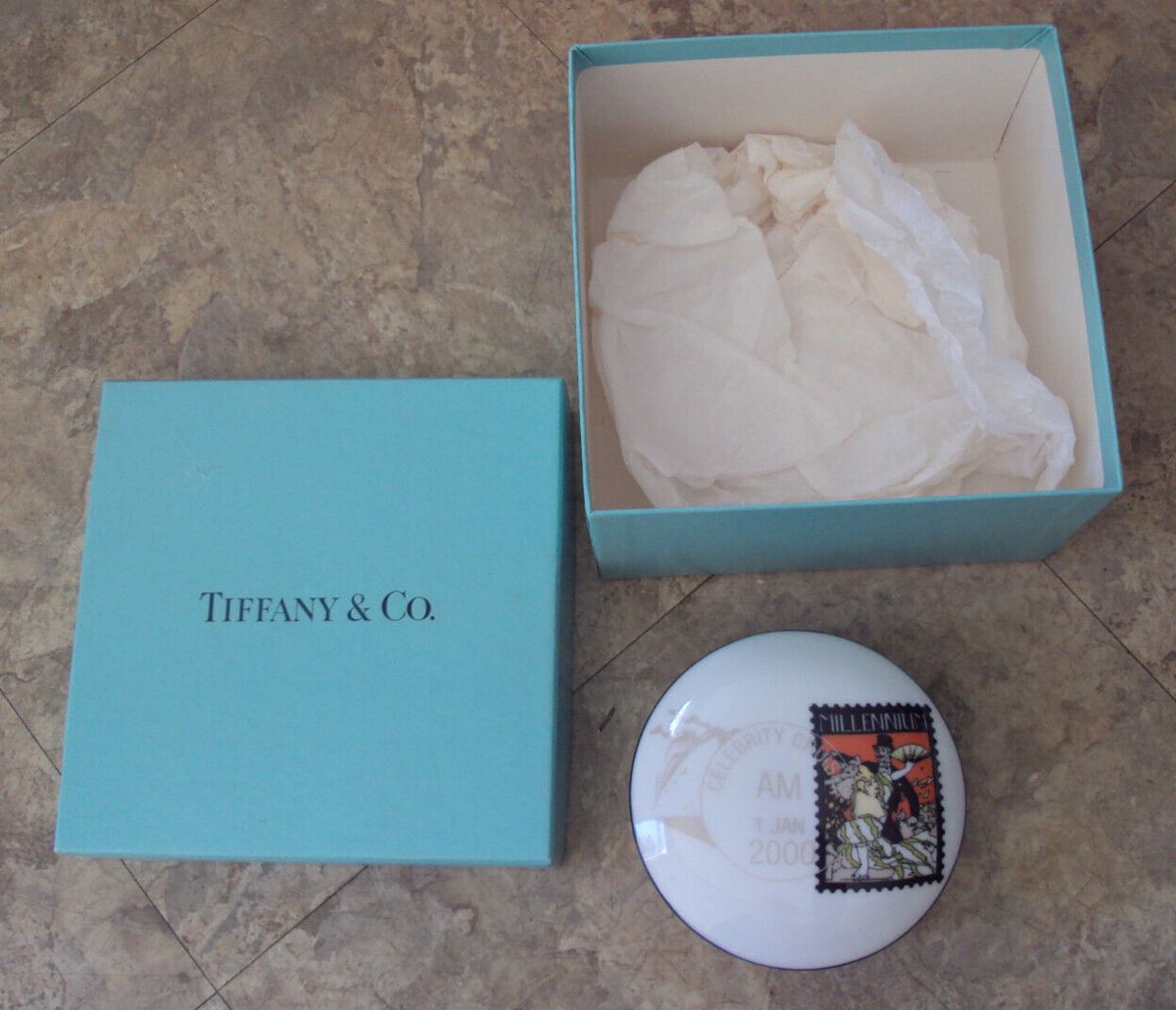 In Box Tiffany & Co Celebrity Cruises Millennium Porcelain Lidded