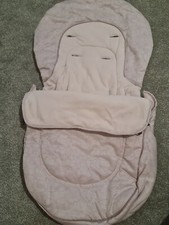 Silver Cross 3D linear freeway Footmuff Cosytoes Sugared almond pink grey