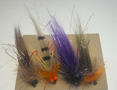 Redfish Crack 4-Pack: hand tied flies to catch your next redfish (4 colors, 1/0)
