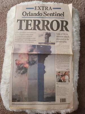 Orlando Sentinel Newspaper 2001 Attack Vintage | eBay
