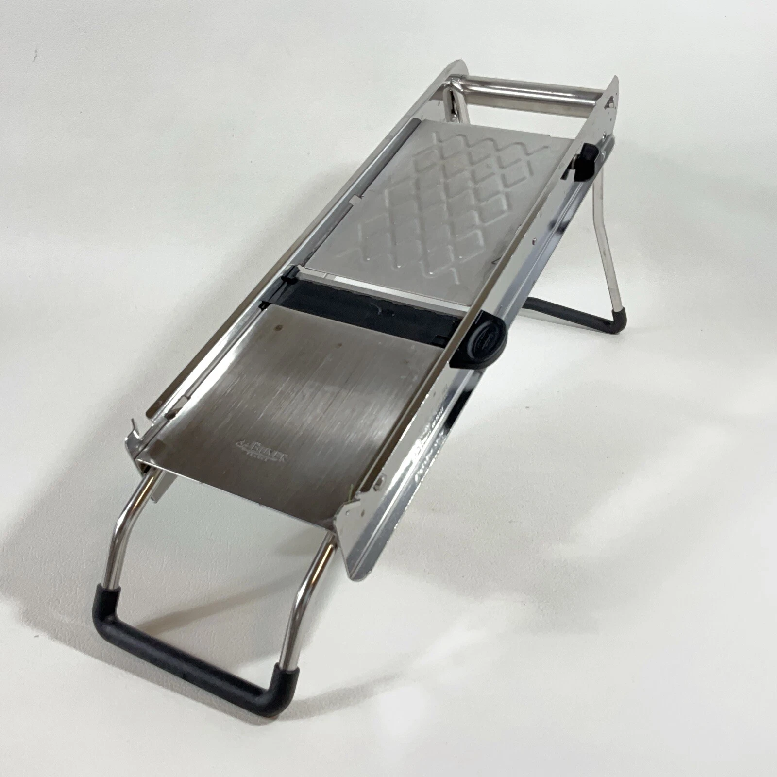 De Buyer France Stainless Steel La Mandoline Slicer Stand 1 Blade Only As -is