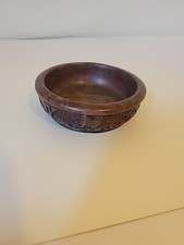 Handcarved Wooden Bowl