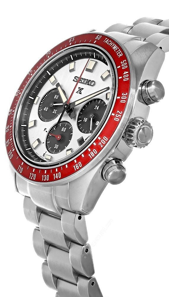 Seiko Prospex Speedtimer Solar Chronograph 41.4mm Men's Watch