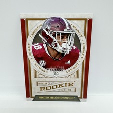 2019 Panini Legacy Football Johnathan Abram Rookie Card RC #176 Numbered 18/299. rookie card picture