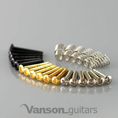 6 oder 2 x Wilkinson Single Coil Tonabnehmer Schrauben für Vintage Strat®*, Tele®* Gitarre